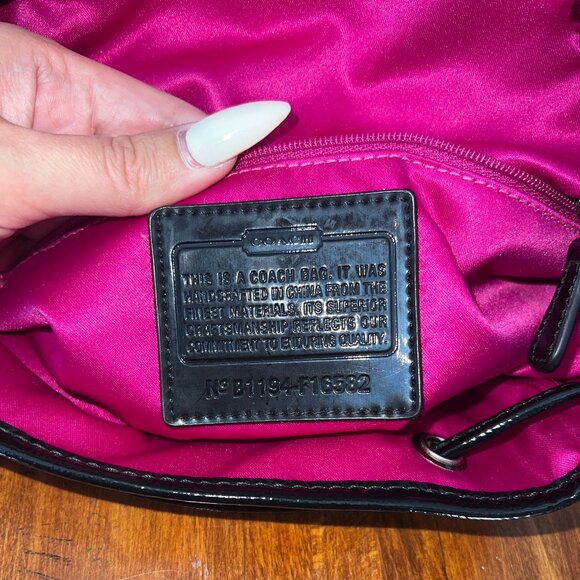 Coach Floral Graffiti Canvas Backpack - Matching Wallet Sold Separately - Picture 7 of 10